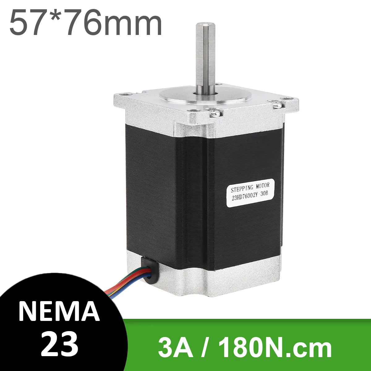 Nema 17 23 Stepper Motor Accessories &ndash; Exceptional Precision and Reliability Nema 23 3A 180N.cm / CHINA