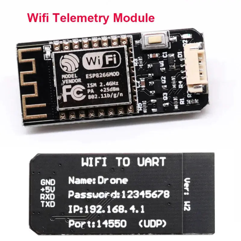 Wireless Wifi Radio Telemetry Module With Antenna for New MAVLink2 for Pixhawk APM Flight Controller FPV Drone Smartphone Table by InterCyprus Trading Ltd