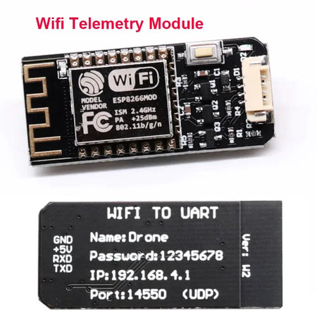 Wireless Wifi Radio Telemetry Module With Antenna for New MAVLink2 for Pixhawk APM Flight Controller FPV Drone Smartphone Table by InterCyprus Trading Ltd