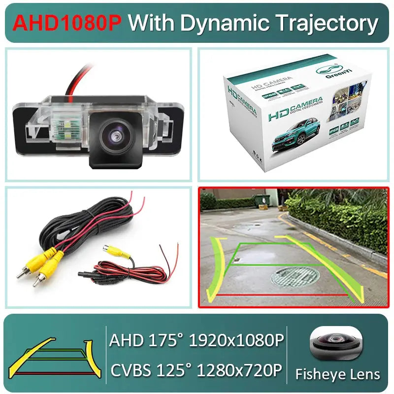 HD AHD 1080P Fisheye Car Rear View Backup Camera For BMW 1 Series E82 3 Series E46 E90 E91 5 Series E39 E53 X3 X5 Android DVD by InterCyprus Trading Ltd