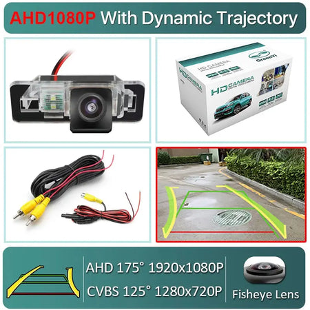 HD AHD 1080P Fisheye Car Rear View Backup Camera For BMW 1 Series E82 3 Series E46 E90 E91 5 Series E39 E53 X3 X5 Android DVD by InterCyprus Trading Ltd