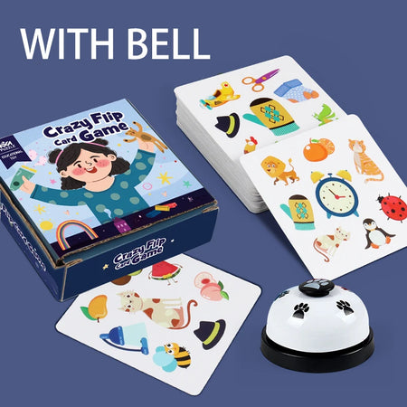 BOS10181 &ndash; Brain Boosting Memory Matching Cards For Kids BOS10181 with bell