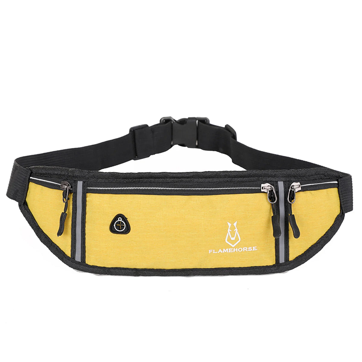 Sports Waist Bag For Men Women &ndash; Waterproof Running Pouch Yellow