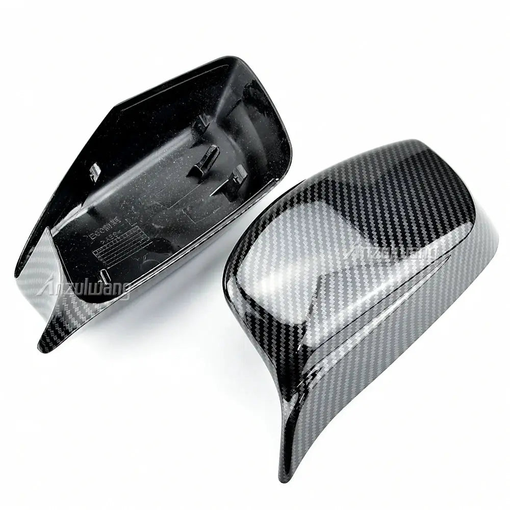 Carbon Fiber Side Mirror Covers For BMW E60 E61 E63 E64 5 Series 2003-2008 by InterCyprus Trading Ltd