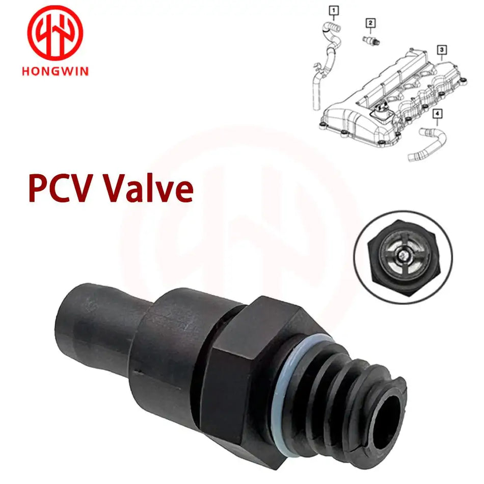 PCV-Ventil aus Kunststoff für Jeep, Dodge, Chrysler 2.0L 2.4L 2010-2020