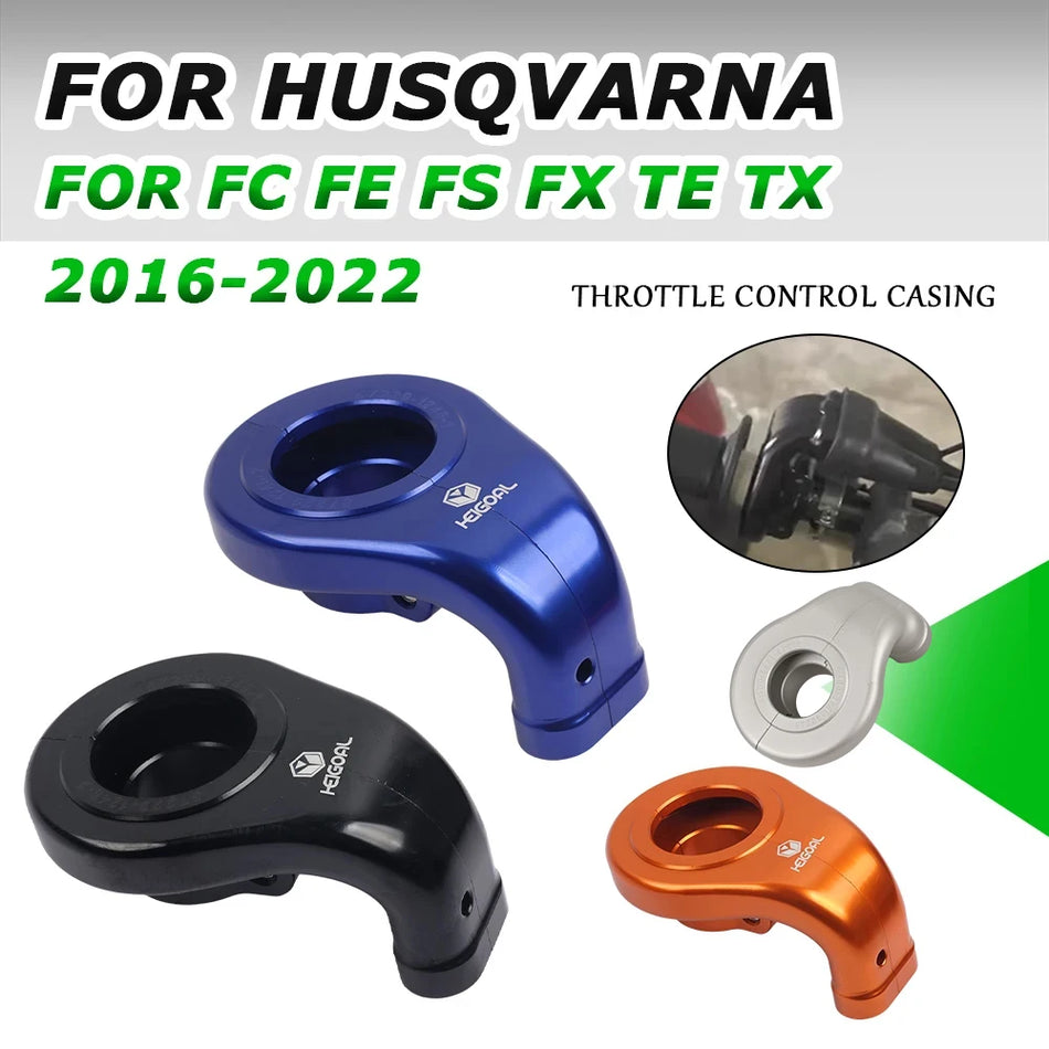 Carcaça de Controlo do Acelerador Husqvarna para FC250 FC350 FC450 FE250 2016-2022, Liga de Alumínio CNC, Usinagem de Precisão