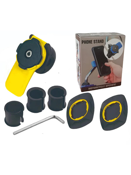 Motorcycle Bike Phone Holder &ndash; 360 Degree Rotatable Design O