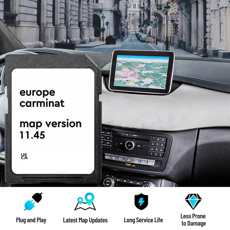 Actualizare hartă Europa SD Card 2025 pentru Renault Clio Megane Laguna Scene