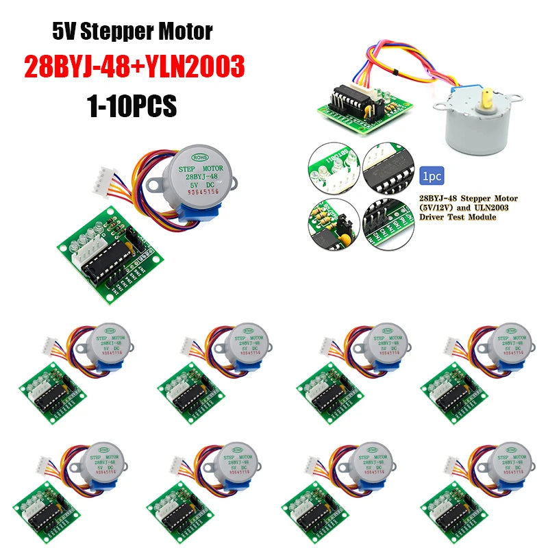 28BYJ-48 Stepper Motor Kit &ndash; High Torque Performance for Arduino Projects