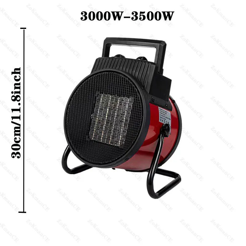 3500W Portable Ceramic Electric Space Heater &ndash; Auto Shut Off 3000W-3500W / US
