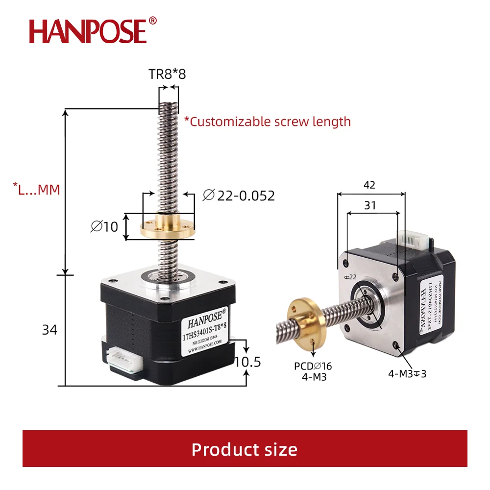Nema17 Stepper Motor T8 &ndash; Exceptional Precision and Reliability