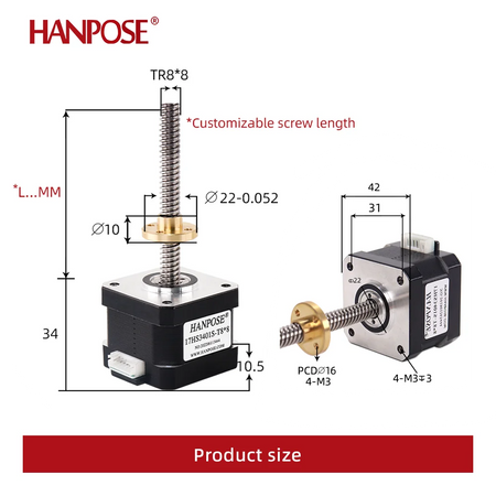 Nema17 Stepper Motor T8 &ndash; Exceptional Precision and Reliability