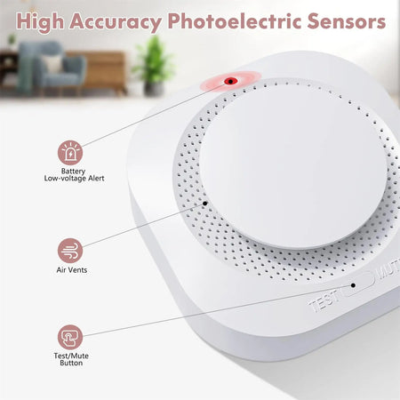 Tuya WiFi Smoke Sensor S11W &ndash; High Sensitivity Alarm