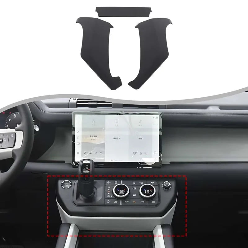 Pannello ginocchio centrale in fibra di carbonio ABS Defender 90