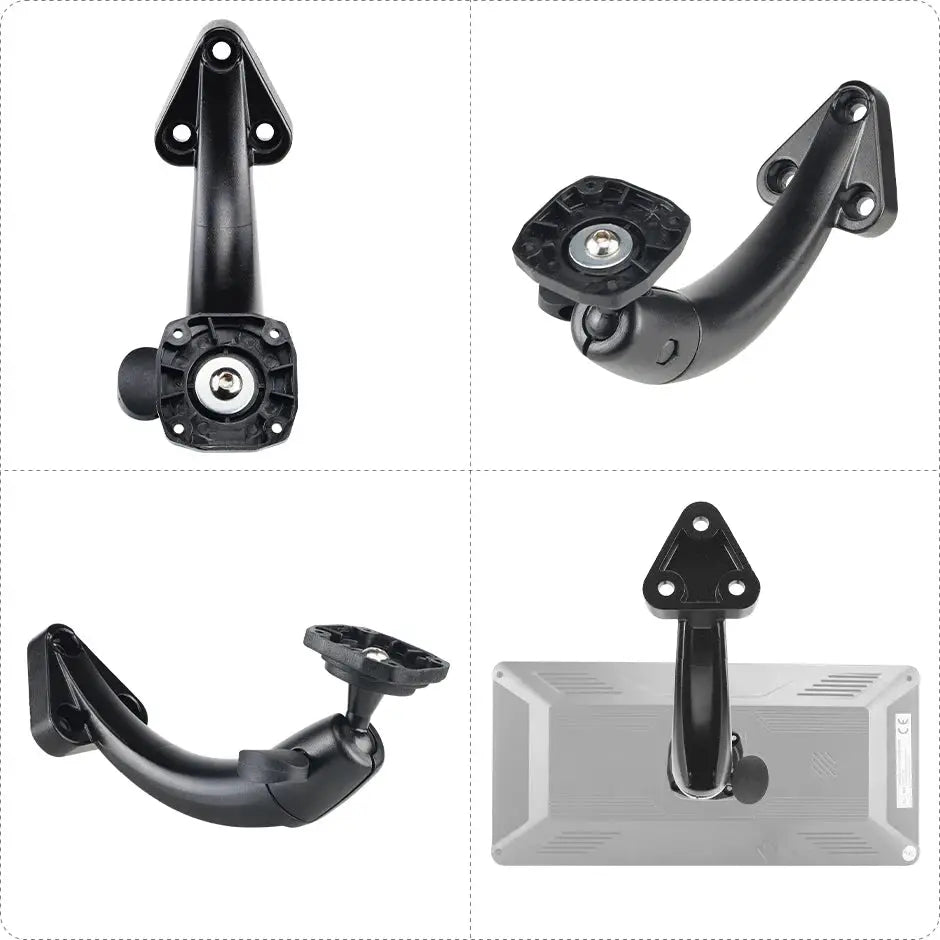 GreenYi Car 360° Fixed Curved Iron Bracket for Car Desktop 7inch 8inch 9inch 10inch Monitor by InterCyprus Trading Ltd