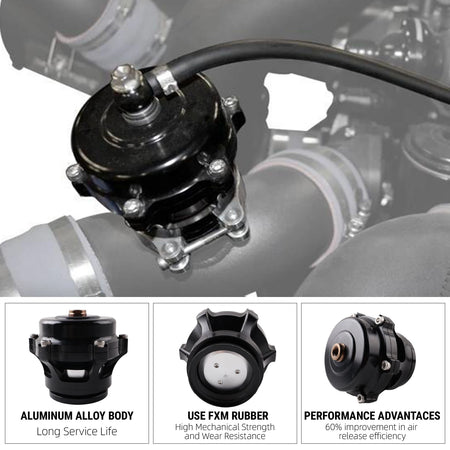 Universal 50mm Blow Off Valve With Aluminum Alloy Weld Flange by InterCyprus Trading Ltd