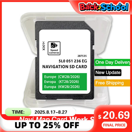 Amundsen SD Card 2026 Update For Skoda - Full UK EU Map CHINA / for Skoda MIB2