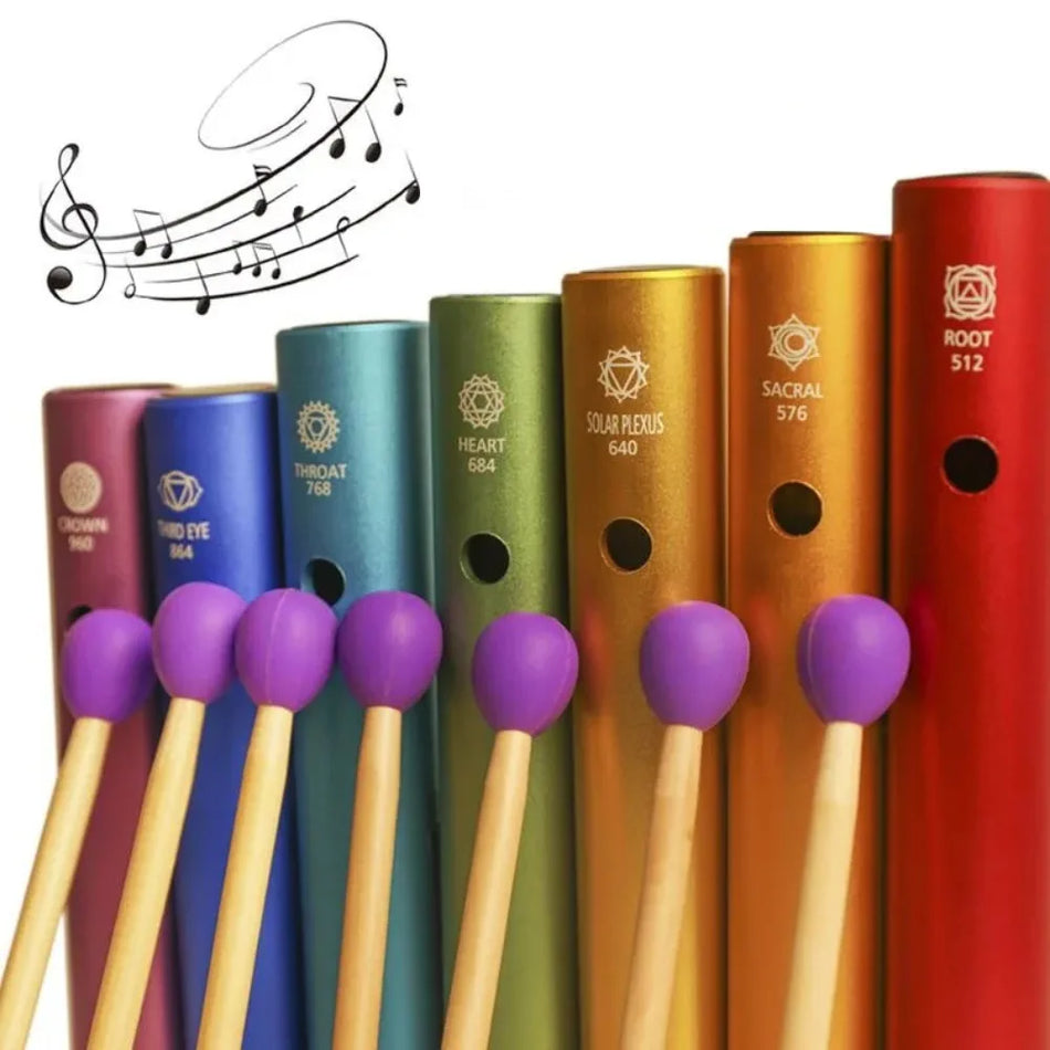 Kids' Percussion Instruments Kit for Sound Therapy and Color Music Clock