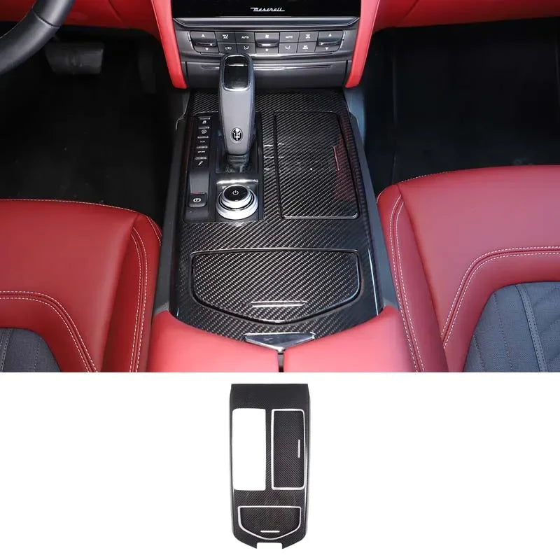 Maserati Geberit Copertura Pannello Consolle Centrale in Fibra di Carbonio