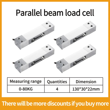 Load Cell Aluminum Alloy Electric Scales - High Precision 80kg