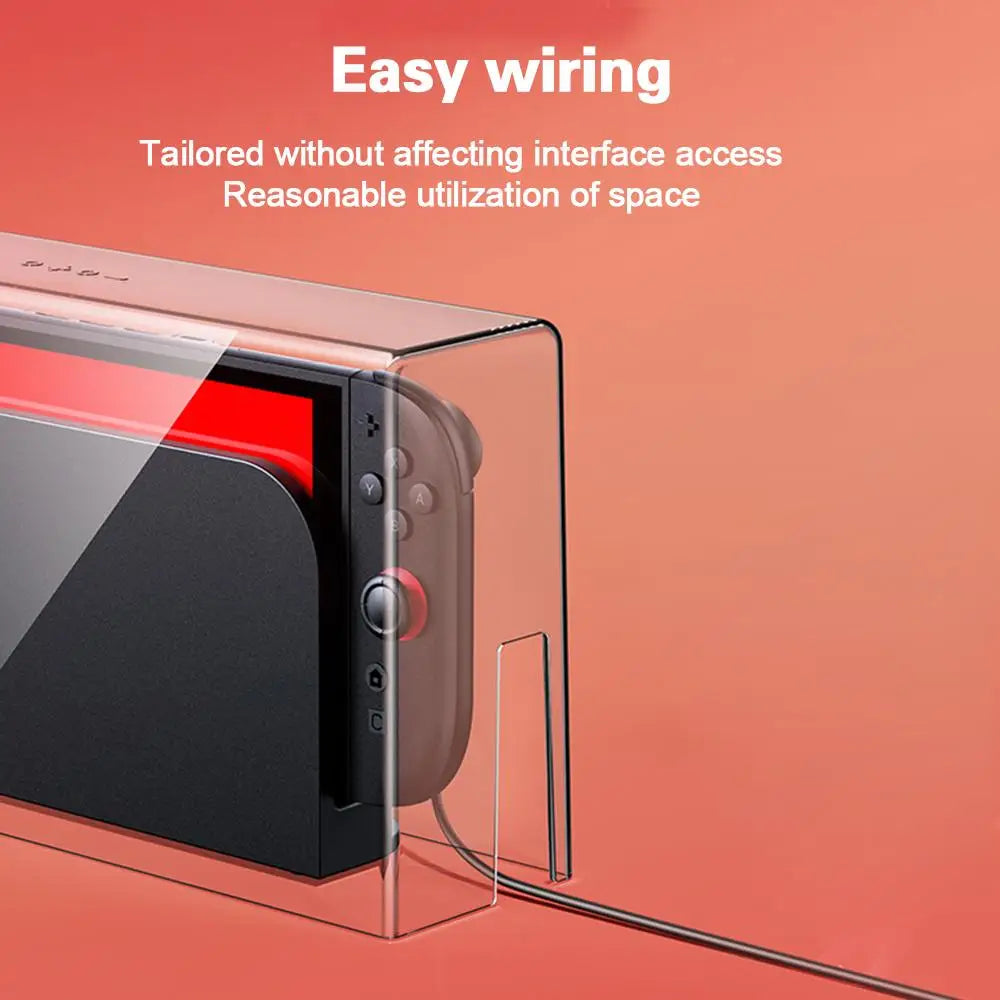 For Switch 2 Dustproof Protective Case &ndash; High-Definition Transparent Design