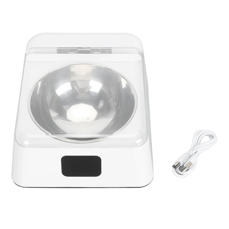 Infrared Sensor Cat Feeder &ndash; Digital Display Easy Clean WHITE