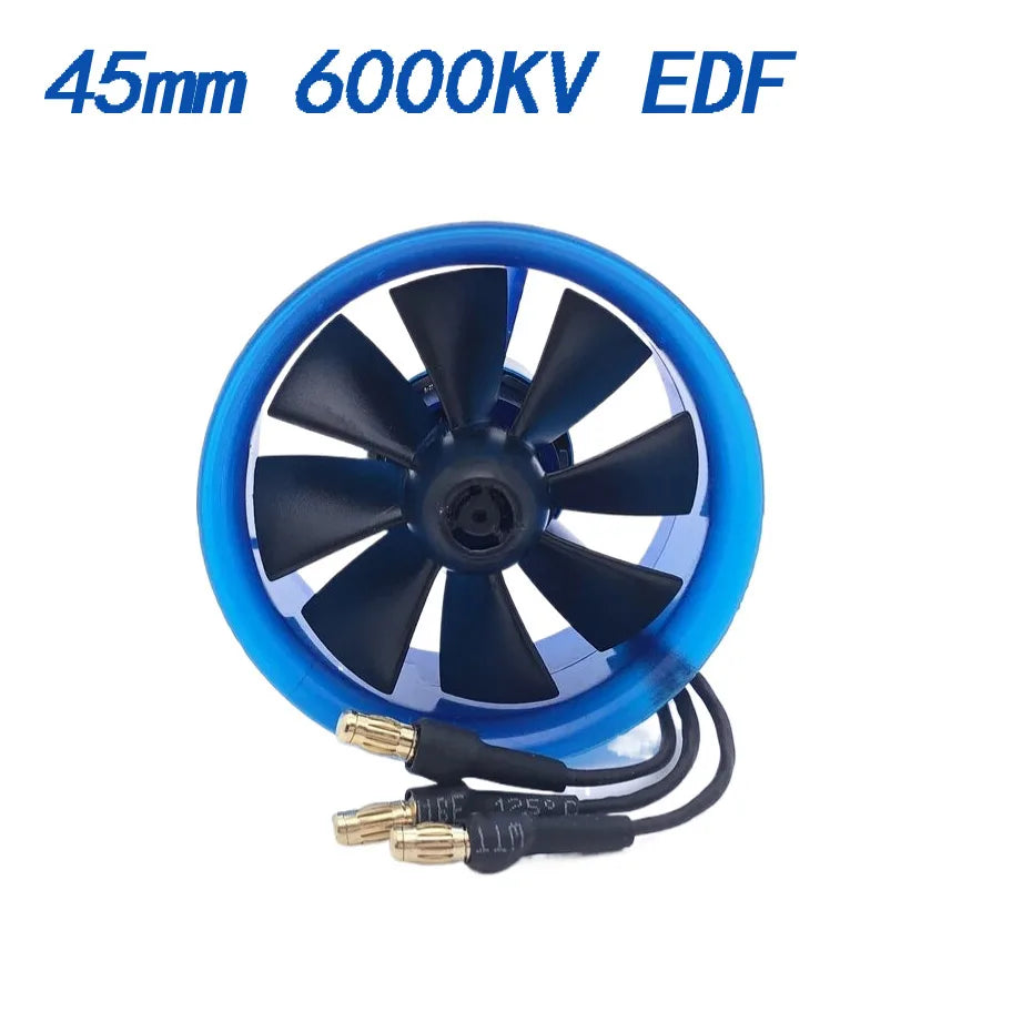 Hobbyocean 40mm EDF Brushless Ducted Fan &ndash; 8 Blade CCW CW 45mm 6000KV EDF