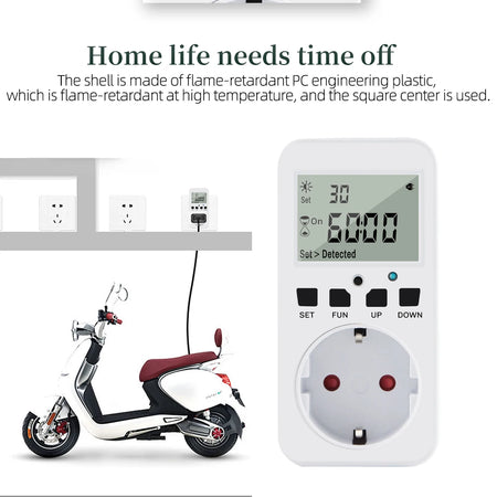TM08 Multifunctional Timer Socket &ndash; Programmable Countdown