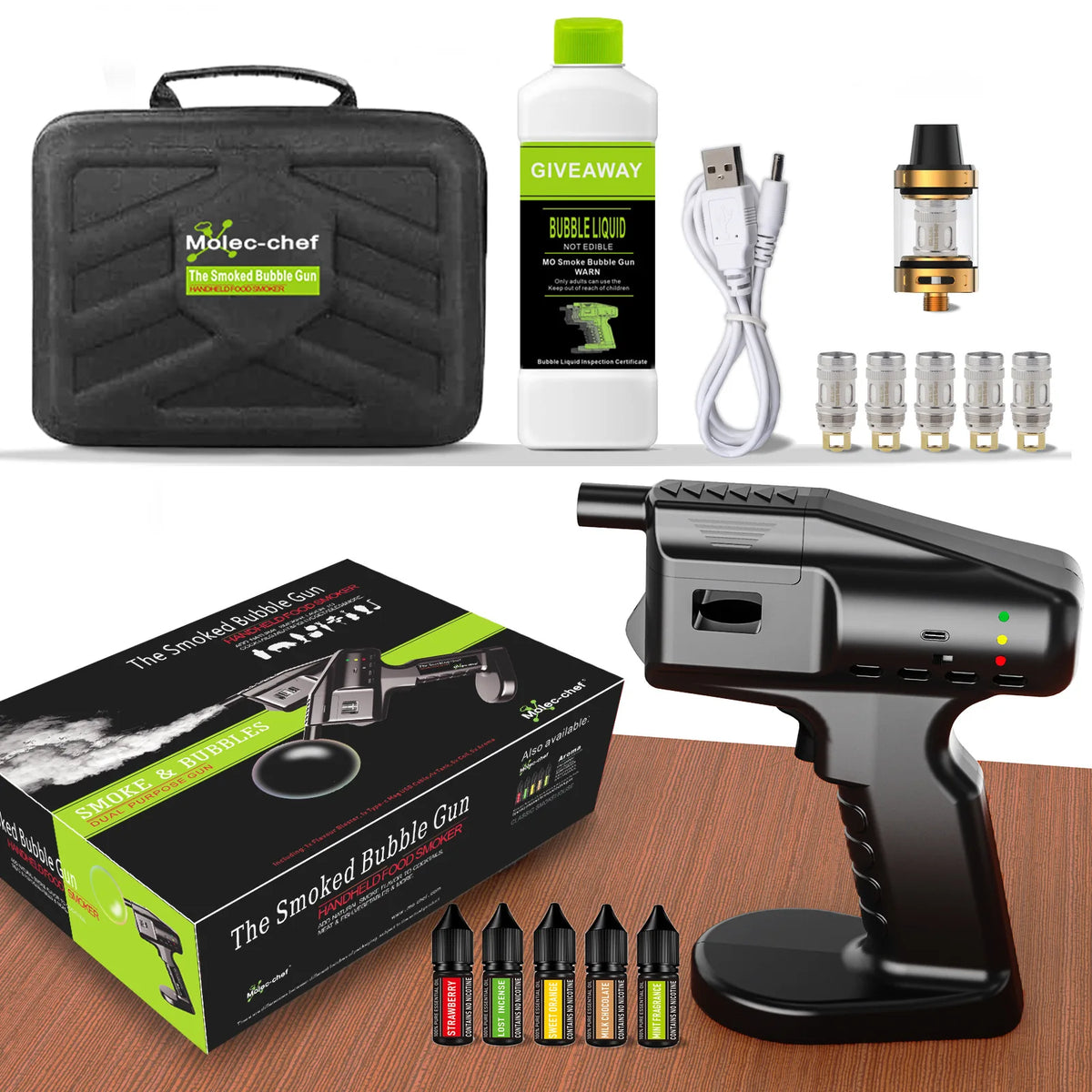 Ultimate Smoking Flavor Blaster Kit for Cocktails &amp; Food