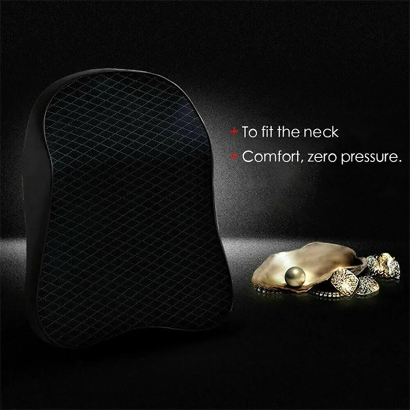 Car Headrest Memory Foam Neck Pillow &ndash; Breathable Comfort