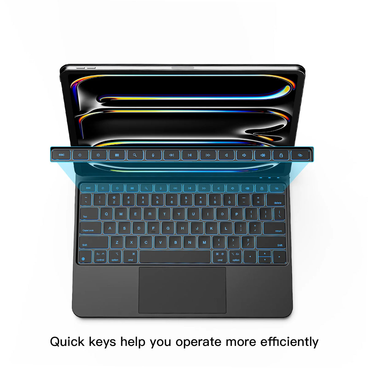 Magic Keyboard Case for iPad 11 Inch &ndash; Premium Leather