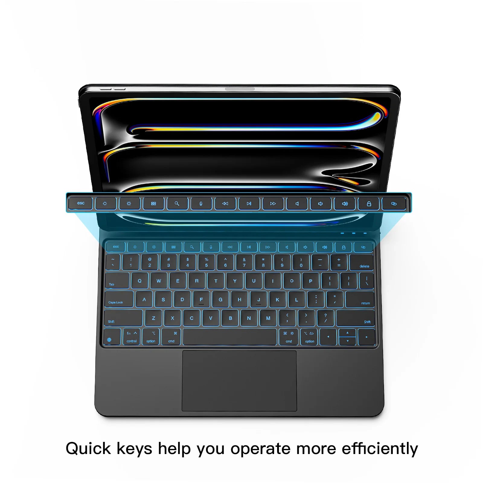 Magic Keyboard Case for iPad 11 Inch &ndash; Premium Leather