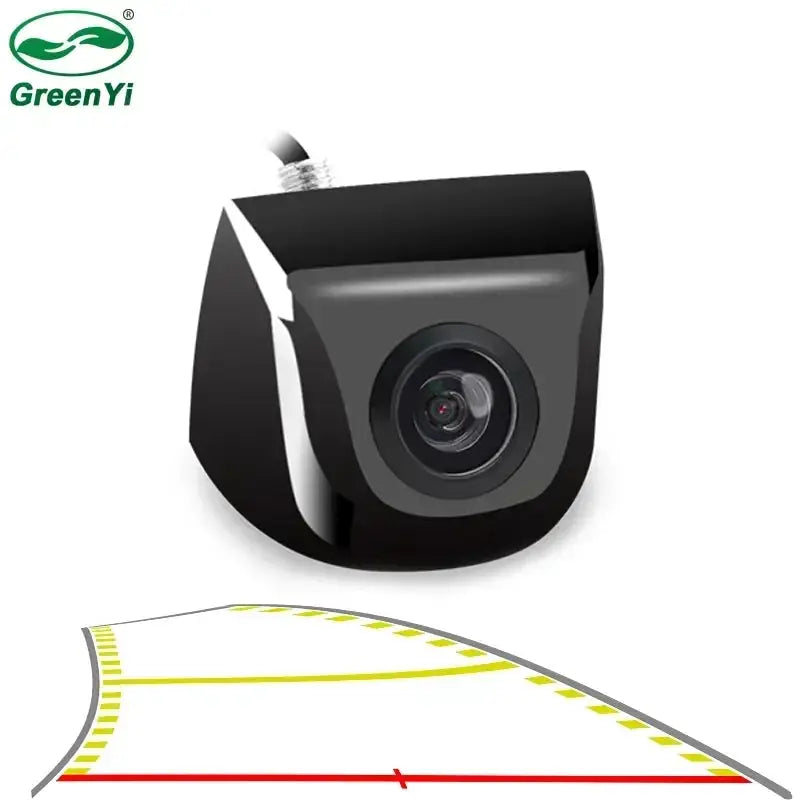 GreenYi 4089T Chips Night Vision Auto Assistance Intelligent Dynamic Trajectory Parking Line Car Reverse Backup Rear View Camera by InterCyprus Trading Ltd
