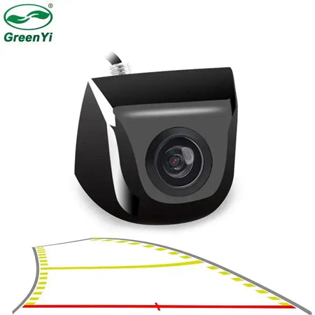 GreenYi 4089T Chips Night Vision Auto Assistance Intelligent Dynamic Trajectory Parking Line Car Reverse Backup Rear View Camera by InterCyprus Trading Ltd