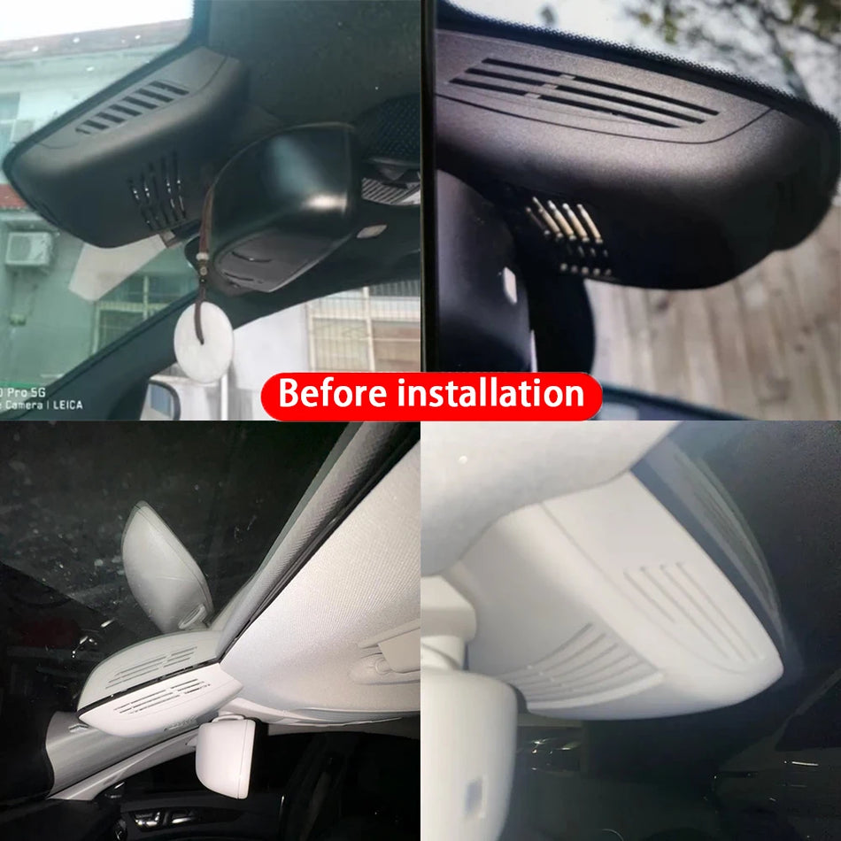 4K sprednja/zadnja Dash Cam z WiFi za Mercedes-Benz C204/C218/GLC X253