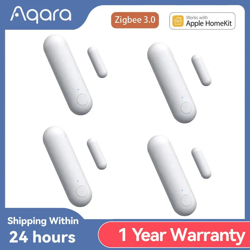 Senzor inteligent pentru ușă și fereastră Aqara P1 Zigbee 3.0 cu suport HomeKit