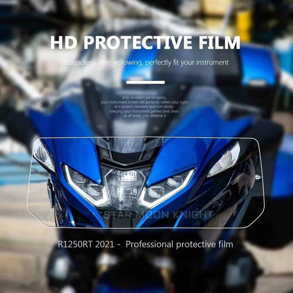 Ochranný film na přístrojovou desku BMW R1250RT, odolný proti poškrábání