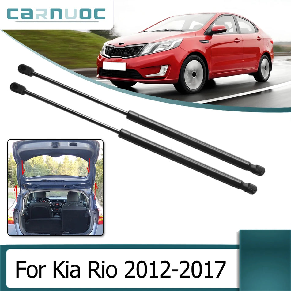 Podpore za dvig prtljažnika za Kia Rio plinske vzmeti za zadnja vrata set 2 2012-2017 nadomestitev