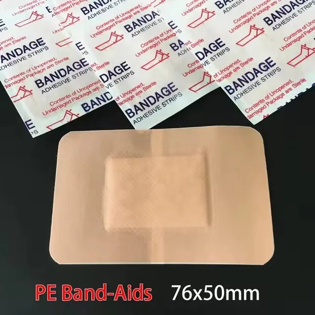 100 Pcs Medical Anti Bacteria Band Aid &ndash; Waterproof Plaster 7.6x5 cm / 100 pcs