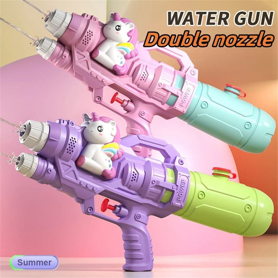 Water Toy Set With Dinosaurs, Ducks, Sharks, Twin Sprinklers And Water Guns