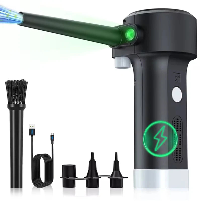 TD081 - High Power 500W Air Duster With 5 Nozzles For PC TD06-WH