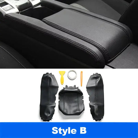Vtear Car Armrest Cover Center Console Arm Rest Leather Anti-scratch Mat Protection Pad Accessory For Honda Civic 10th 2016-2021 by InterCyprus Trading Ltd