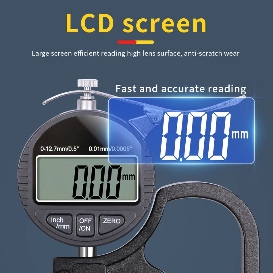 Electronic Thickness Gauge 0.01/0.001mm &ndash; High Precision