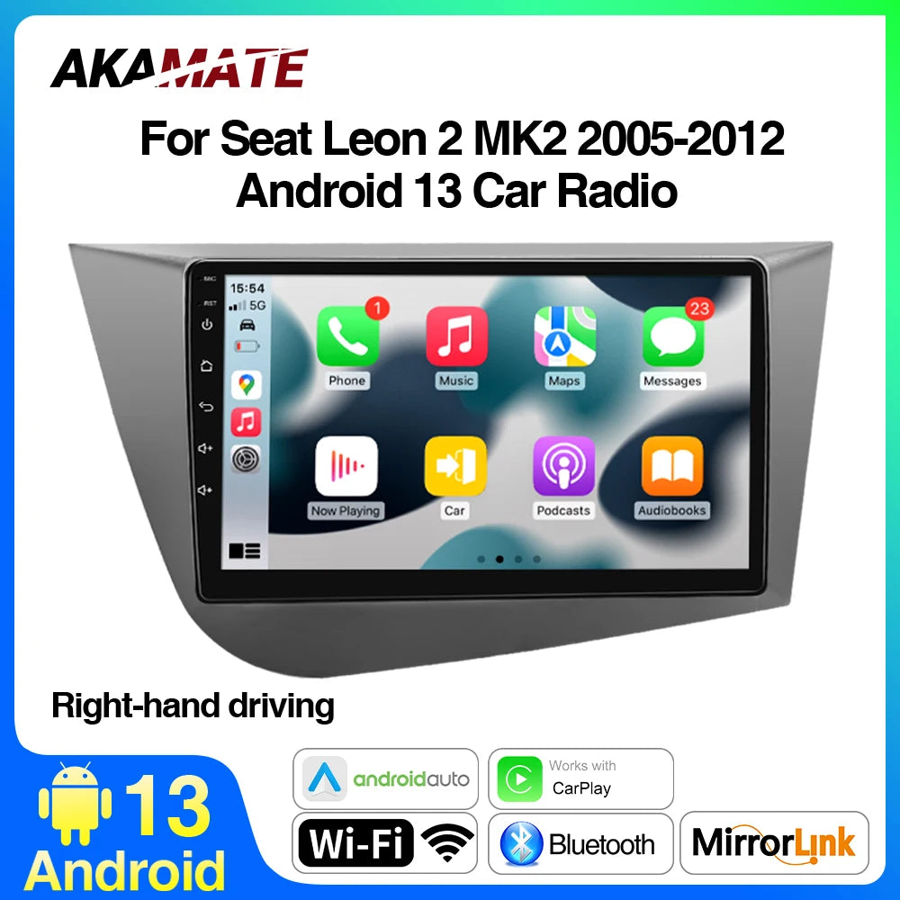 9Inch Car Radio Wireless CarPlay Android 13 &ndash; RHD Fit