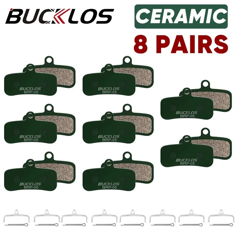 Bucklos Ceramic Hydraulic Disc Pads D02S N03A &ndash; Resistant Ceramic 8Pairs