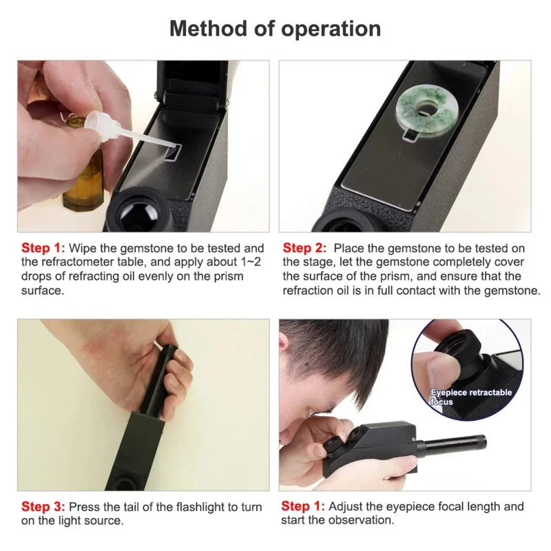 RHG-181 Gem Refractometer - High Precision Gemstone Detector