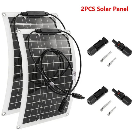 Luxuglow 300W Solar Panel 18V &ndash; Monocrystalline Cells 2pc solar panel