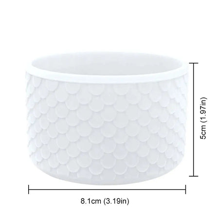 Silicone Boot Sleeve For 20oz 30oz 40oz Water Bottles White 1