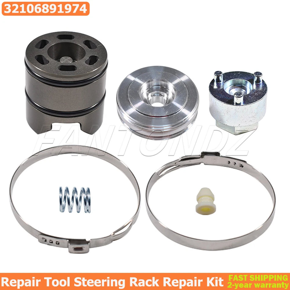 Kit de reparación de la cremallera de dirección con 7 piezas para BMW F20 F21 F22 F23 F30