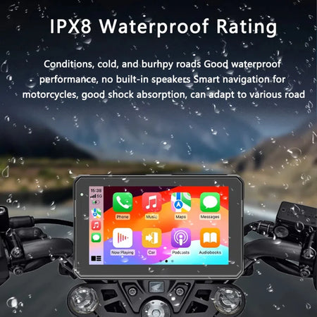 PhonePace CarPlay Monitor &ndash; Waterproof Portable Display Screen